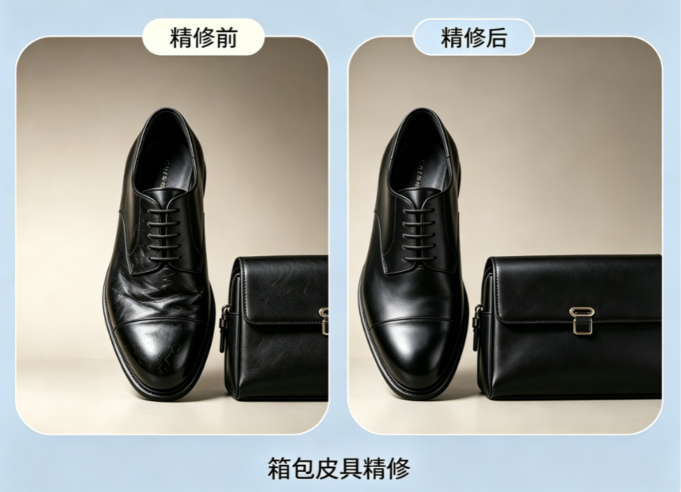 鞋服箱包皮具精修场景