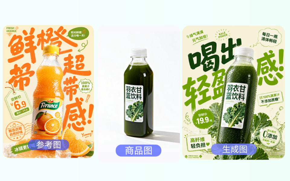 爆款商品图复刻生成展示